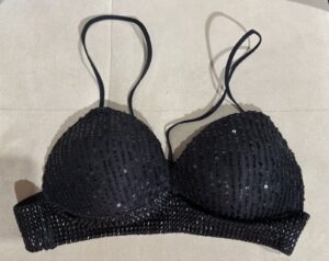 0402 - Croped paetê com bojo