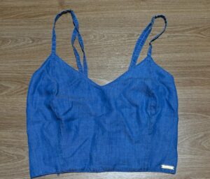 0429 - Top Alça Denim - REF:60047