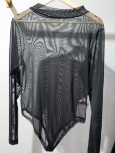 0143 - Body tule liso Plus Size gg