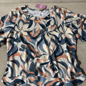 0342 - Blusa de Crepe Estampada - 8048