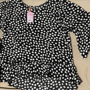 0358 - Blusa de Crepe Manga Babado - 8038